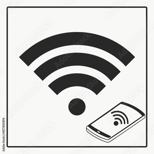 Wi-fi connection icon