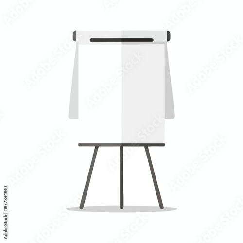 Blank Presentation Board on Easel