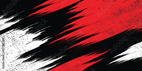 black white and red grunge texture background. art