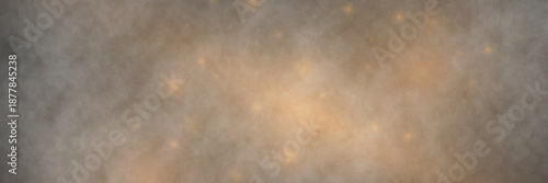 Billede på lærred “Magical golden fog effect with glowing dust on a transparent background
