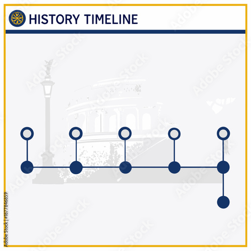 History timeline infographic
