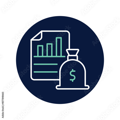 Finance Report vector, pixel perfect, illustrator file 
