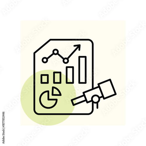 Business Forecasts vector, pixel perfect, illustrator file 
 
