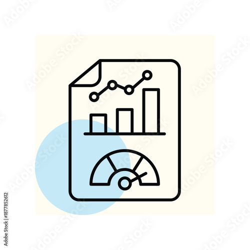 Data Benchmarking vector, pixel perfect, illustrator file 
