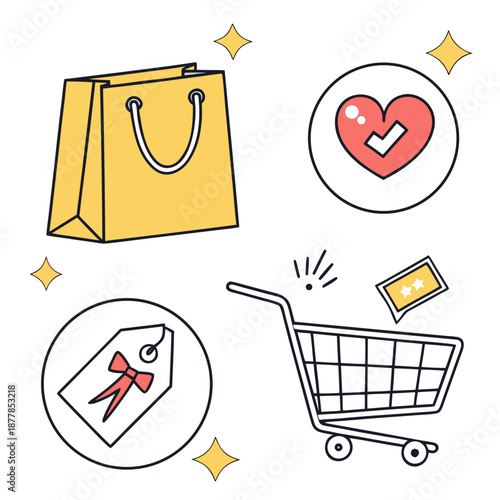 Shopping icons