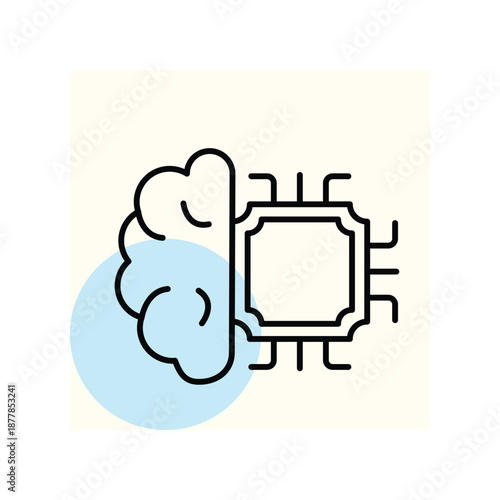 Machine Learning vector, pixel perfect, illustrator file 
