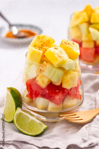 mexican fruit salad fresh fruit lime chili