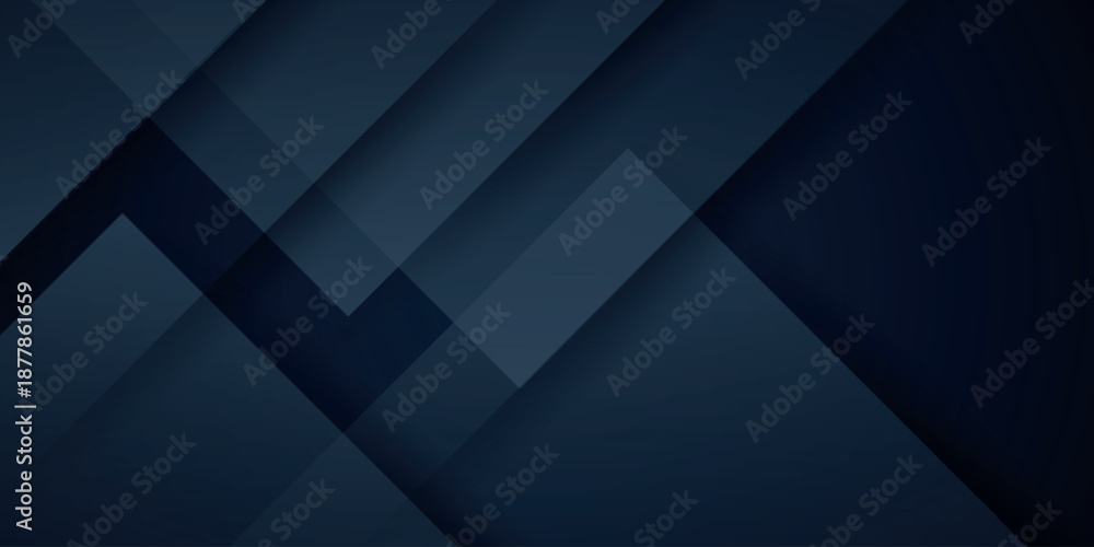 Obraz premium Dark blue and black gradient abstract background with overlapping triangle shapes. Modern and futuristic background concept with embossed scratch effect. Vector illustration VOL. 2