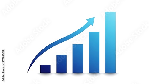 A visual representation of a business growth chart with an upward trending arrow, symbolizing progress and success in financial performance Free Download A visual representation of a business growth chart with an upward trending arrow, symbolizing progress and success in financial performance - GFXLoad