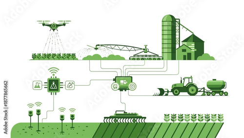Smart Farming Technology Ecosystem with Automated Agriculture Processes