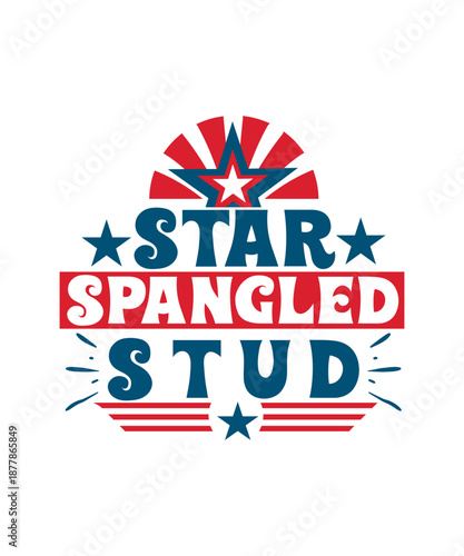 Star Spangled Stud svg