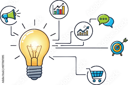 Innovative ideas and problem solving concept