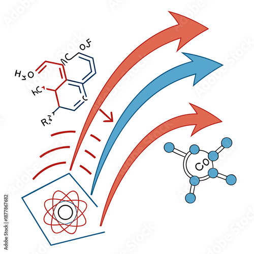 Chemical Energy Flow and Heat Transfer Process Vector Design for Thermal Engineering and Industrial System Optimization