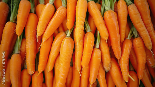 Vibrant carrots showcase colors and textures, inspiring culinary creativity
