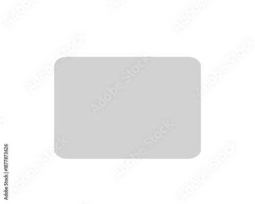 Blank frame shape isolated on transparent background