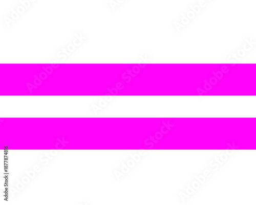 Pink ribbon banners isolated on transparent background