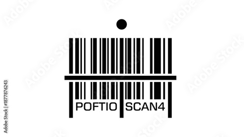 Barcode with POFTIO SCAN4 Label.