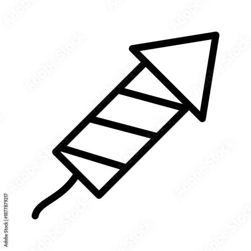 Vibrant firework icon set for celebrations, festivals, events, and festive UI design