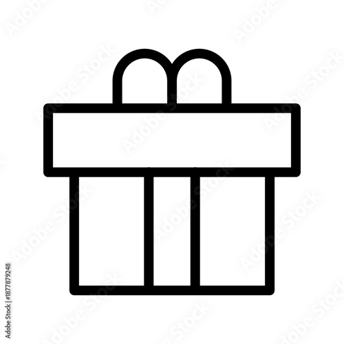 Elegant gift box icon set for presents, celebrations, holidays, and festive UI design