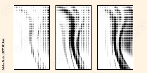 Grunge old worn vintage paper texture. halftones background for poster, album, cover design