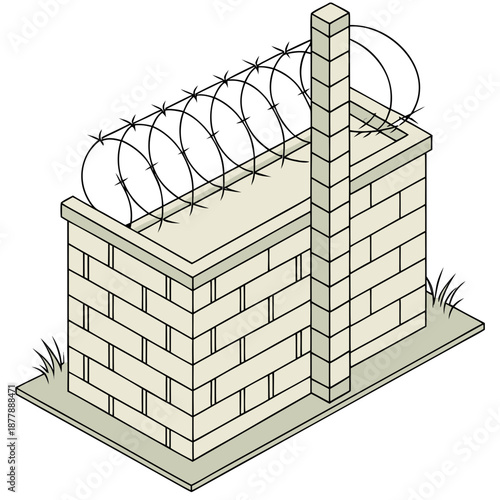 Advanced Barrier Material Illustration with Multi-Layered Protection for Insulation and Shielding Concept