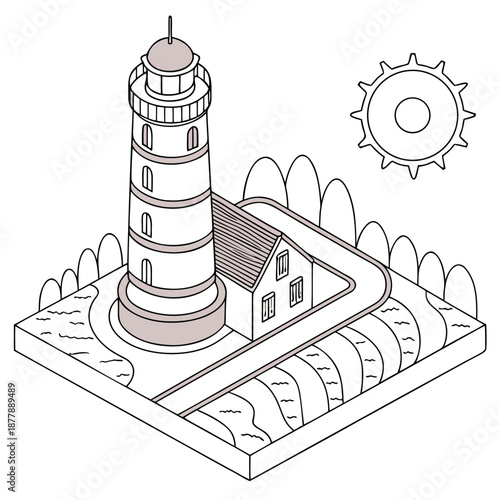 High Precision Layered Composite Material Cross Section Illustration