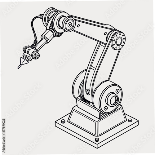 Industrial robot arm