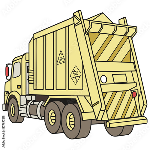 Construction dump truck