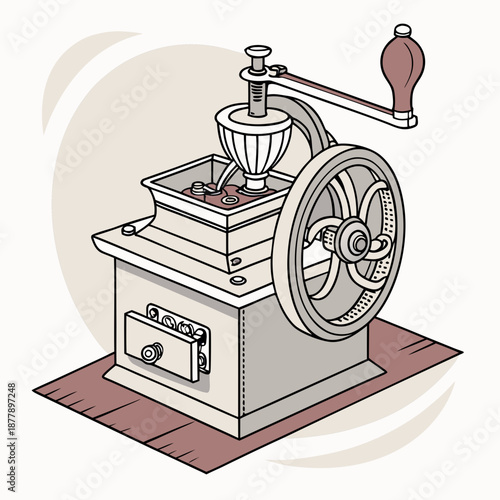 Vintage coffee grinder