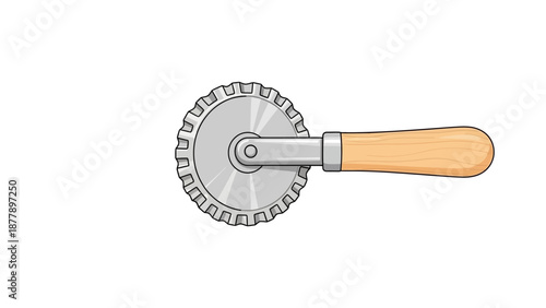 Stylized dental saliva ejector illustration on white background.