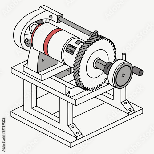 Industrial gear mechanism