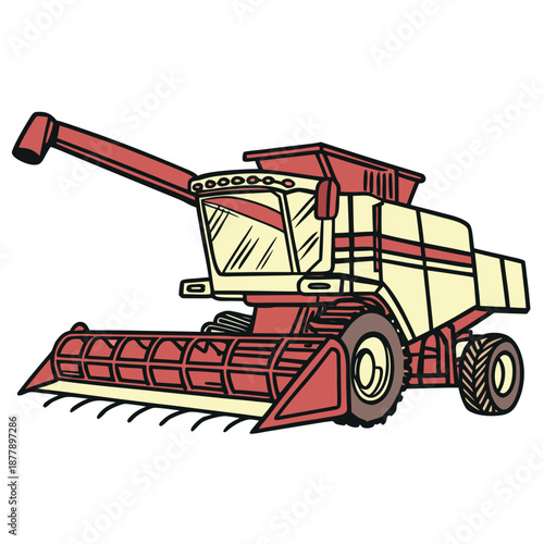 Agricultural combine harvester