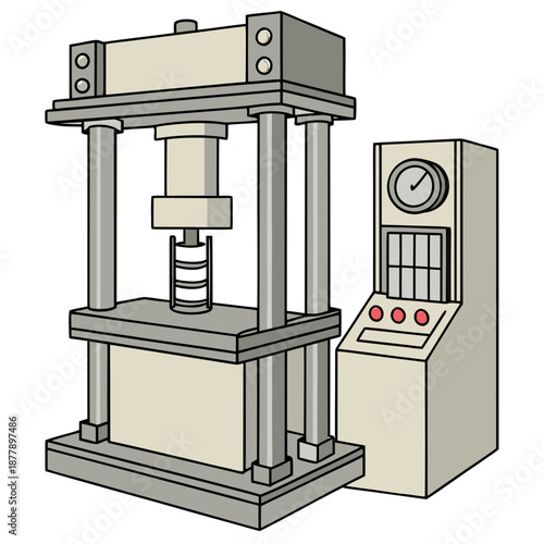 Industrial hydraulic press machine