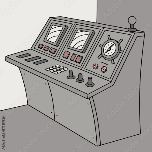 Control panel illustration