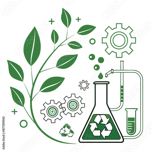 Eco-friendly green chemistry technology for sustainable chemical processes and innovative environmental solutions.