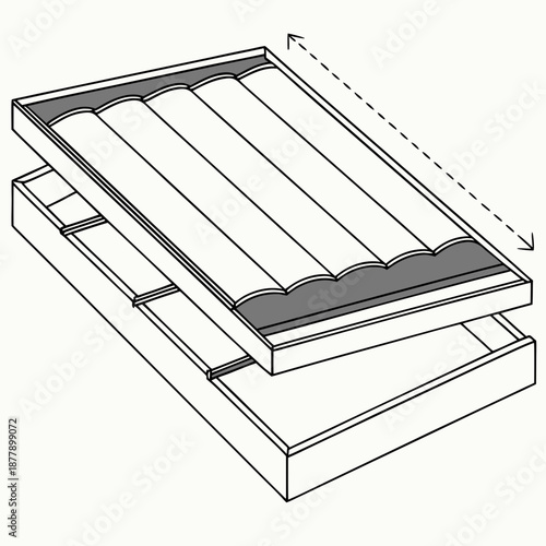 Concept comparing materials for high insulation efficiency, essential for energy-saving building and industrial applications.