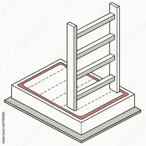 Concept comparing materials for high insulation efficiency, essential for energy-saving building and industrial applications.