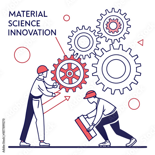Abstract visualization of material science innovation, showcasing experimental research and cutting-edge discovery.
