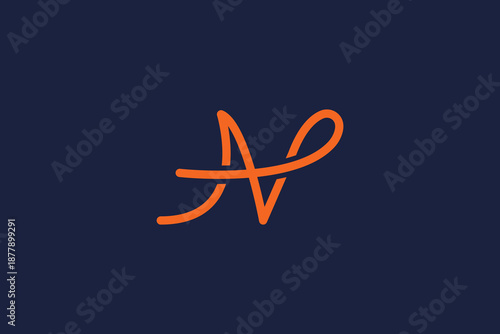 letter np with ap logo icon vector design modern minimalist style and professional branding concept.