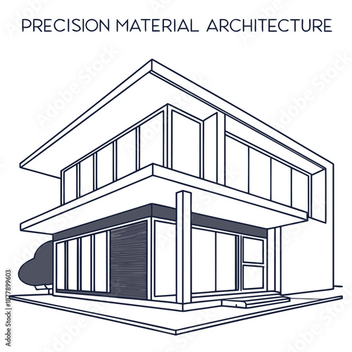Concept of precision material architecture featuring perfectly arranged geometric elements, representing meticulous engineering and sophisticated design.