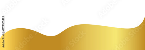 gold wave gradient for banner, golden wavy shape, gold wave curve on white background, golden wave corner shape for banner, stripes ribbon golden graphic, striped gold gradient luxury