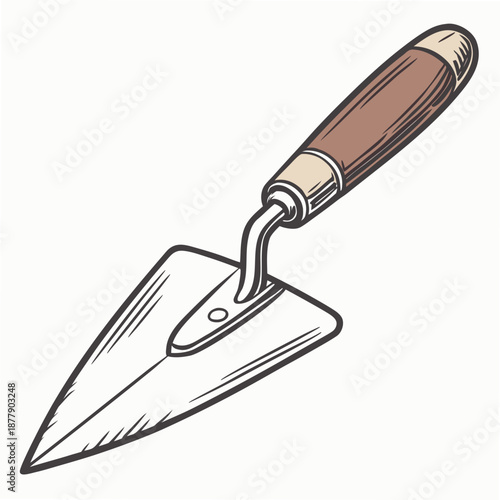 Illustrated trowel