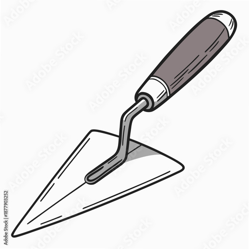 Illustrated trowel