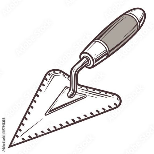 Illustrated trowel
