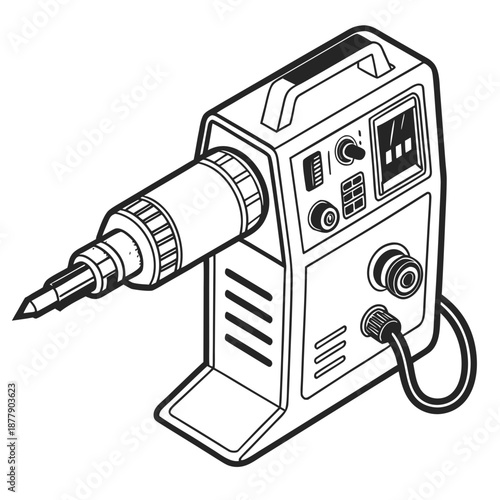 Soldering iron machine