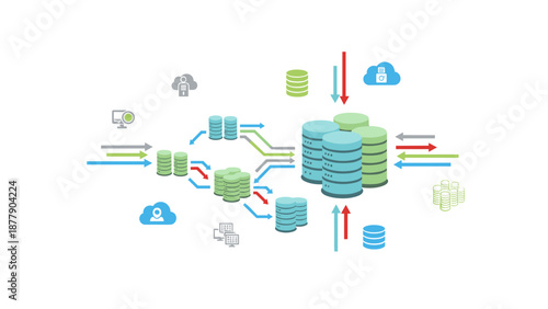 Database Servers and Data Storage System.