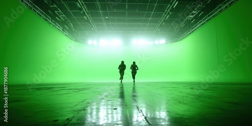 Green screen studio