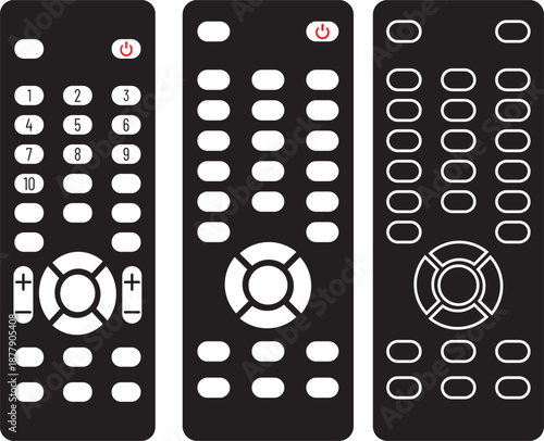 remote control icon. Television control by remote. Electronic device. Smart Remote Control Icon. Using tv control sign. Tv keypad business concept. Remote Control Icon Outline Vector Illustration