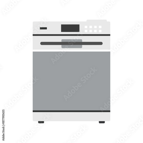 Modern Electric Oven with Digital Display.