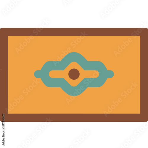 Geometric Pattern with Central Circle Design.